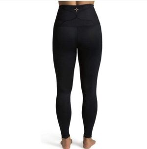 Tommie Copper High Rise Back Support Compression Black Leggings (M) EUC